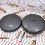 Metallkappe für die zentrale Radkappe für VESPA 50 90 SS, komplett mit Originalschraube