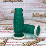 Coppia manopole BUBBLE SUPERFLEX 22 mm trasparenti verdi per VESPA 50 80 90 125 150 160 180 200 PRIMAVERA ET3 GT GTR SUPER TS GL SPRINT VELOCE SS PX PE