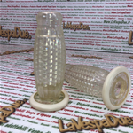 Par de puños transparentes BUBBLE SUPERFLEX de 22 mm para VESPA 50 80 90 125 150 160 180 200 PRIMAVERA ET3 GT GTR SUPER TS GL SPRINT VELOCE SS PX PE