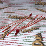 Flecos de agarre de bola BUBBLE SUPERFLEX rojos y blancos para VESPA 50 80 90 125 150 160 180 200 (1 par)