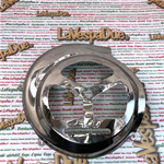 Edelstahl Lüfterhaube Chrom GS Style 50er für VESPA 80 125 150 200 PX PE mit E-Starter