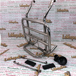 Portapacchi anteriore cromato in acciaio inox per VESPA 50 90 125 150 160 180 200 N L R PRIMAVERA SS ET3