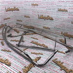 Protección perimetral de carrocería en acero inoxidable cromado para VESPA 125 150 VN1T VN2T VM1T VM2T VB1T GS V30 V33