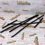 Serie completa di  listelli in gomma strisce pedana per VESPA 50 N R set di 6 pezzi r.o. 610284M  con 10 fori sul listello più lungo