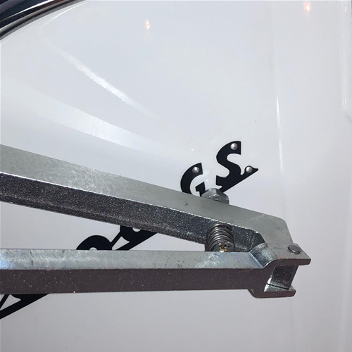 VESPA APE LAMBRETTA Restaurationswerkzeugsatz, Nietzange, Kantenpresse, Montage von Schildkanten, Trittbrettleisten und -platten, Schriftzüge