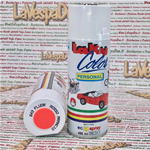 Spezielle FLUORESZIERENDE Sprühfarbe in der Farbe ORANGE ROT, ideal für Oberflächen, die aus der Ferne gut sichtbar sind. 400 ml Dose mit selbstreinigendem Ventil.