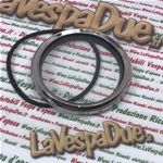 Kit de restauration et de révision pour cadre chromé et verre de compteur kilométrique en plastique composé de 5 composants pour VESPA 80 125 150 200 PE PX première série