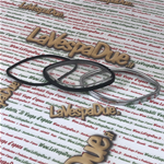 Restaurations-Überholsatz für Kilometerzähler mit Chrom- und transparentem Rahmen für VESPA VBA VBB GS GL SS 125 150 160 180 ro 084802 084803 komplett mit Dichtungen