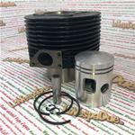 Grupo térmico de cilindro y pistón de fundición para VESPA 160 GS VSB Ø 63,8 bulón 15 mm