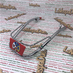 Parachoques perimetral cromado - rojo - para guardabarros VESPA 50 90 125 NLR SPECIAL ET3 PRIMAVERA SUPER