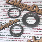 Kit de tapa de dirección inferior de serie para Piaggio 50 125 150 200 VESPA FL FL2 HP PK XL RUSH PLURIMATIC PX PE COSA CL CLX COSA 2 GRANTURISMO ET2 FREE LIBERTY HEXAGON NRG SFERA SKIPPER VESPA ET2 ET4 ZIP GILERA TYPHOON RUNNER ro 56003R - 153024