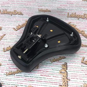 Sella poltrona lusso monoposto completa di telaio per VESPA 125 150 160 180 200 PX PE VNB TS GL GT GTR SUPER VBA VBB SPRINT SUPER
