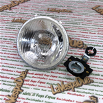 Vespa 50 90 SS Super Sprint 125 Primavera 150 Super glass headlight with lamp holder ro 091390 193798 143075 144773