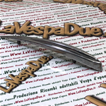 Crête de garde-boue en aluminium fabriquée en Italie pour VESPA 50 NLRS 90 125 VMA ET3 PRIMAVERA VNB3 4 5 6 Super 150 VBA VBB Super GS VS5T