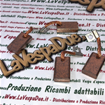 Set spazzole 14 X 6 X 24 revisione alternatore dinamo motore tipo BOSCH EFEL per APE 220 CAR P2 P3 MP P501 P601 TM P602 TM P703 P703V FL2 T111  r.o. 142704 INNOCENTI LAMBRO MOTOGUZZI MV AUGUSTA