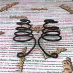 Coppia molle grezze PRODOTTO ITALIANO per sella VESPA 150 VL1T VL2T STRUZZO