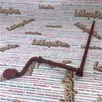 Bremspedal 18 cm breit für APE 125 A von A1T bis A15T Modelljahr 1947 bis 1952 - APE 150 B AB1T AB2T AB3T AB4T von 1953 bis 1956 Italienisches Handarbeitsprodukt