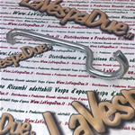 Zinc-plated steel locking hook tool for disassembling the flywheel rotor with inspection slot for VESPA 125 150 200 VNB5T VNB6T VNC1T VNL2T VNL3T GT GTR VNX1T VNX2T PX PE VBB2T VBC1T VLB1T VLB2T SPRINT VBX1T VLX1T VSE1T VSX1T RALLY