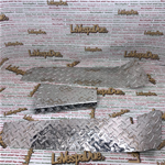 Kit de 3 piezas de alfombrillas reposapiés antideslizantes de aluminio para VESPA 80 125 150 200 PX PE Arcobaleno VNA VNB TS VBA GS SS RALLY