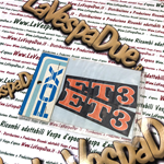 Targhetta adesiva ET3 per VESPA ET3 125 PRIMAVERA originale nos