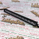 Barra de luz LED de 33 cm de largo adicional universal IP67 10/30 V voltios 36 W con 12 LED con lente de policarbonato para aplicaciones en escudo y barra antivuelco