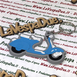 Portachiavi azzurro VESPA 50 125 150 in silicone