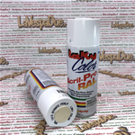 Spray Paint Acrylic Enamel Extra Pro RAL Pearl White RAL 1013 for Professional Use 400 ml Can with Self-Cleaning Valve