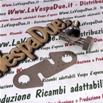 Kit de 2 boulons mm 7 avec plaque pour fixation de l'ensemble de verrouillage du levier de démarrage pour VESPA V98T 125 V1 V15 V30 V33 VU1 VM VN 150 VL 150 VB1T GS APE A1 A15 AB AC AE AD PENTAR APA Produit italien