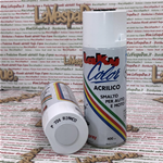 Acrylic Enamel Spray Paint Extra Color PIAGGIO WHITE P724 Professional Use 400 ml Can with Self-Cleaning Valve