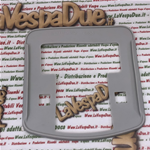 SIEM TORINO hintere externe Bremslichtdichtung GRAU für VESPA 125 150 180 200 TS GTR SPRINT VELOCE RALLY