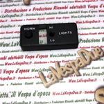 Coperchio commutatore luci serigrafato per VESPA 125 150 200 PX PE AMERICA USA r.o. 163151