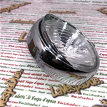 Gruppo ottico faro SIEM Ø 115 mm per VESPA 150 VB1T 150 GS VS1T VS2T VS3T VS4T GS completo di cornice e porta lampada e con visiera unghia completo r.o. 025793