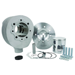 Groupe 25032911 PINASCO 225 cc CYLINDRE THERMIQUE Diamètre 69 mm Course 60 mm SUPER SPORT CLCC EN ALUMINIUM LONGUE COURSE BOUGIE CENTRALE Pour Vespa 200 PE PX