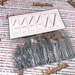 Kit de 555 goupilles fendues en acier pour diverses applications 6 tailles différentes VESPA APE LAMBRETTA