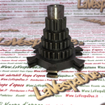 Ingranaggio quadruplo albero multiplo primario 12 - 16 - 20 - 25 CUSCINETTO INTERNO 37 mm per VESPA 150 GL VLA1T r.o. 094388