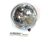 Gruppo ottico faro SIEM Ø 95 mm completo di cornice ghiera e portalampada per VESPA 98 125 V98T V1T A V15T V30T A V33T VU1T dal 1948 al 1951 vetro con righe lunghe verticali