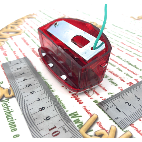 Accesorio de luz trasera para Acma VESPA 125 150 VM1T VU1T VN VB1 V30 V1 V15 VL Faro bajo Vintage