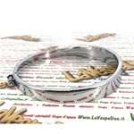 Cornice ghiera cromata faro rotondo per VESPA 50 90 N L R V5A1T prodotto italiano  r.o. 151731