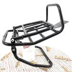 Portaequipajes trasero pintado en negro para VESPA PX PE 125 150 200