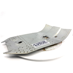 Pedana con curva scudo completa completo di rinforzi VESPA 50 N L R SPECIAL ELESTART 125 PRIMAVERA ET3 prodotto premium qualità italiana