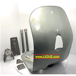 Scudo pedana completo di rinforzi e nasello scudetto esagonale VESPA 50 N L R con faro tondo 125 PRIMAVERA ET3 Premium Quality