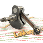 Albero Motore MAZZUCCHELLI AMT 168/60 materiale K2D con masse lavorate a forma di pera VESPA PE PX ARCOBALENO 200 RALLY Corsa lunga 60 mm Cuscinetto 25 Biella int 110 mm