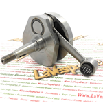 Albero Motore MAZZUCCHELLI AMT 132 RACE versione racing VESPA 125 150 VNB VBA GT GTR SUPER TS VBA VBB GL SPRINT VELOCE SUPER Corsa 57 mm cuscinetto 25 mm Biella interasse 105 mm 