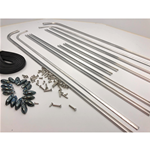 Juego completo de tiras de suelo para VESPA 125 VNA1T VNA2T de 1958 a 1959 VNB1T VNB2T de 1959 a 1961