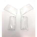 Kit serie di 4 lenti corpi trasparenti omologate per frecce per VESPA 80 125 150 200 PX PE ARCOBALENO T5 PK ETS