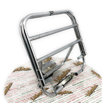 PORTAEQUIPAJES TRASERO CROMADO CON MONTAJE FIJO PARA VESPA 50 90 125 NLR SS SPECIAL ET3 PRIMAVERA