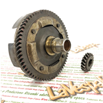 Pair Primary Transmission Clutch Bell Helical Teeth Z 19 - 66 in Iron for VESPA 50 90 125