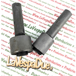 Complete steel silentblock pair for VESPA 125 150 200 SUPER GT GTR GL SPRINT PX PE first series engine