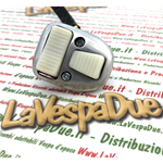 Commutatore devioluci LAMBRETTA 125 150 LI SPECIAL SX 175 TV 200 SX TV r.o. 19281230 con pulsanti bianchi innocenti