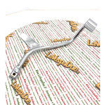 Palanca de arranque de encendido cromada LAMBRETTA 125 150 LI 1ª 2ª 175 TV 2ª inocente